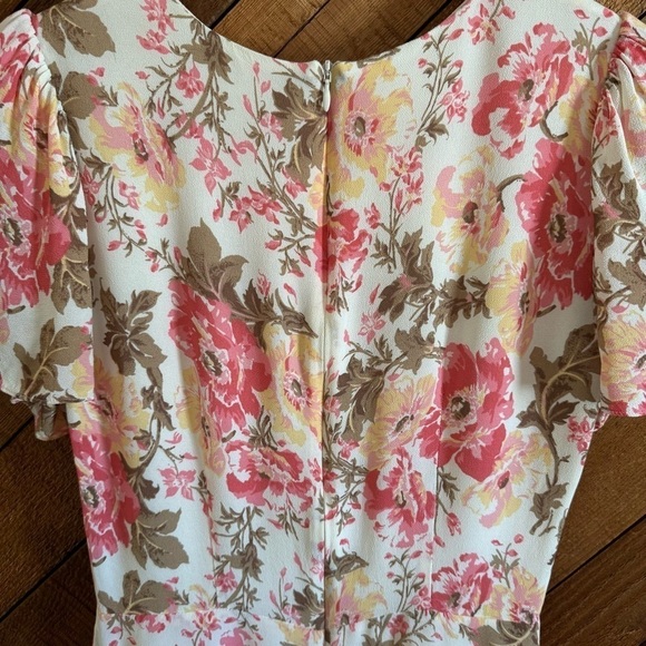 Reformation Beesley floral mini dress in Farrah size 8 - Picture 12 of 16